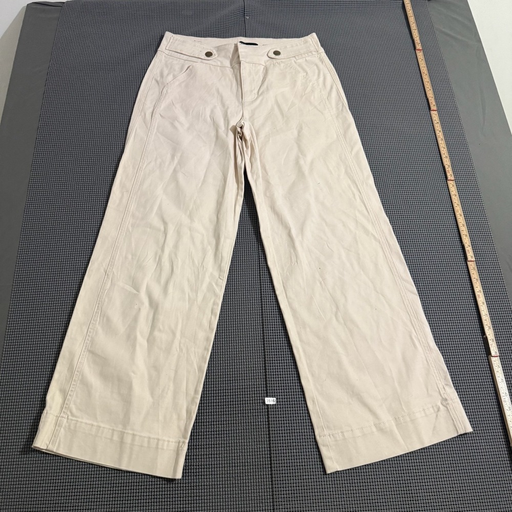 BCBGeneration Cream Wide Leg Trousers Juniors Size 9/29